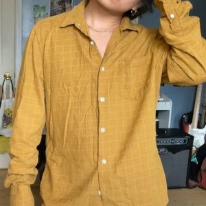 New look mustard button down